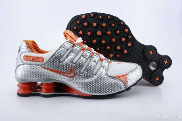 orange et argentee Nike Shox NZ (3)
